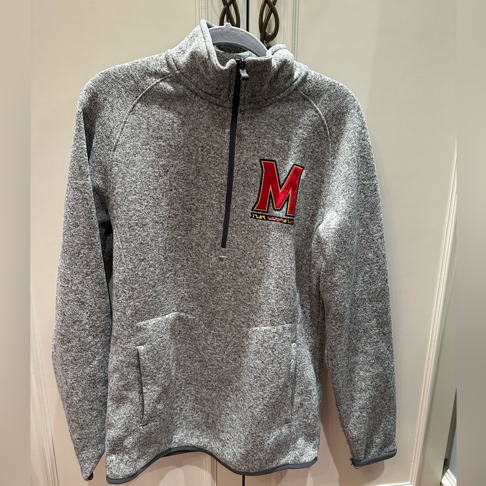 University of Maryland 1/4 zip sweater